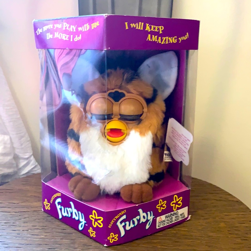 VINTAGE FURBY Tiger NIB
